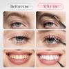 50pcs Brow Lamination Brush with Cap - Compact Eyebrow BRUSH with Lid, Portable Eyelash & Interdental Brush, for Eyebrow Extensions & Eyelash Care With storage case (25 Black+25 White) view 3
