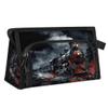 Adornori Steam Engine Old Train Makeup Bag for Women Cosmetic Bags with Brush Compartment Toiletry Organizer Case for Traveling view 1