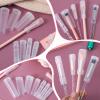 10 Pcs Make Up Brushes Covers, Cosmetic Brush Protectors, Brush Cover for Women Portable for Safe Storage and Travel, Lightweight and Durable Plastic Brushes Guards view 3