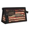 Adornori Bass Fish Fishing Makeup Bag for Women Cosmetic Bags with Brush Compartment Toiletry Organizer Case for Traveling view 1
