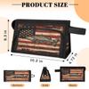 Adornori Bass Fish Fishing Makeup Bag for Women Cosmetic Bags with Brush Compartment Toiletry Organizer Case for Traveling view 2