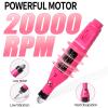 Portable Professional Electric Nail Drill Machine Manicure Tools Pedicure Set Family File Equipment(Green Set-B6,EU Plug) view 4