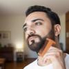 Beard Brush  Wooden Boar Bristle Comb, Grooming Kit, Portable Styling Tool | Professional Facial Hair Care Set, Durablle Barber Accessory, Gentle Detangling Solution for Men, Travel, Daily Routine view 2