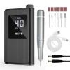 BETE Professional Nail Drill, 40000 RPM Cordless Electric Nail File Kit with 6 Bits, Rechargeable Efile for Acrylic Gel Nails Polishing, Manicure Tools for Salon Home Use, Black view 1