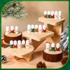 25 Pcs Christmas Lip Balm Bulk Mini Candy Cane Peppermint Flavor Lip Balms Bulk Christmas Stocking Stuffers Xmas Party Gifts Small Thank You Employee Appreciation Gifts for Women Men (Xmas Character) view 4