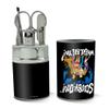 GRAPHICS & MORE Scooby-Doo Ghost Silhouettes Stainless Steel Manicure Pedicure Grooming Beauty Care Travel Kit view 2