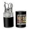GRAPHICS & MORE Scooby-Doo Where are You Faces Stainless Steel Manicure Pedicure Grooming Beauty Care Travel Kit view 2