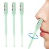 2 in 1 Nasal Hair Cutter, Double Sized Nose Hair Trimmer with Ear Wax Removal Function, 360 Rotating Nose Hair Cutter, Portable Nostril Hair Remover Tool for Men, Women (Green, 3pc) view 1