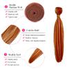 12 12 12 Inch Ginger Bundles Human Hair Straight Bundle P350/613 Highlight Blonde 3 Bundles 300g/Pack Unprocessed Brazilian Virgin Hairs Double Weft Weaves Hair Extensions view 2