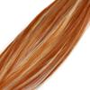 12 12 12 Inch Ginger Bundles Human Hair Straight Bundle P350/613 Highlight Blonde 3 Bundles 300g/Pack Unprocessed Brazilian Virgin Hairs Double Weft Weaves Hair Extensions view 4