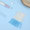 320PCS Ear Hole Floss Piercing Cleaner Floss Ear Hole Care Cleaning Tool Disposable Piercing Aftercare Cleaning Line for Girl (Blue/Purple) view 4