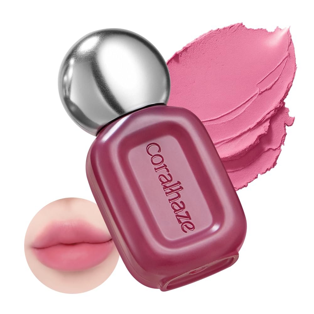 CORALHAZE Bare Velvet Tint #301 Misty Petal 3g, Soft Matte Lip Tint, Creamy Tinted Lip Stain, Velvet Burring Tint, Long Lasting High Pigment, Weightless, 24H Hydration, Lip Makeup, Korean Beauty