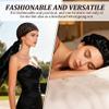 2 in 1 Wrap Cap for Silk Press,2 in 1 Wrap Cap Bonnet,Silk Press Wraps Caps Hair Net,Silks Hairs Products Black Women(3PCS) view 2