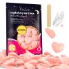 Chulan Hard Wax Beads, 900g No Rosin Hypoallergenic Hard Waxing Bead Spa for Sensitive Skin, Large Heart-Shape Wax Beans for Coarse Hair Removal, Body, Brazilian, Face, Bikini, Legs, Armpit Women Pink view 1