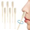 2 in 1 Nasal Hair Cutter, Double Sized Nose Hair Trimmer with Ear Wax Removal Function, 360 Rotating Nose Hair Cutter, Portable Nostril Hair Remover Tool for Men, Women (Yellow, 6pc) view 1