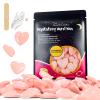 Chulan Waxing Beads, 400g Hypoallergenic No Rosin Spa Hard Wax Beads for Sensitive Skin Hair Removal, Wax Beans for Coarse, Brazilian Waxing, Facial, Bikini, Legs, Armpits Women Men Home Pink view 1
