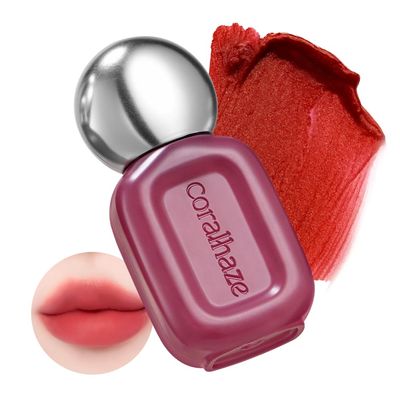 CORALHAZE Bare Velvet Tint #306 Untamed 3g, Soft Matte Lip Tint, Creamy Tinted Lip Stain, Velvet Burring Tint, Long Lasting High Pigment, Weightless, 24H Hydration, Lip Makeup, Korean Beauty