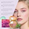 Eye & Cheek Palette - Eyeshadow and Highlighter Makeup, Face Highlighter Palette for Women, Multitasking Blush, Highlighting Eye & Cheek Palette, 4-In-1Makeup Palettes Kit view 2
