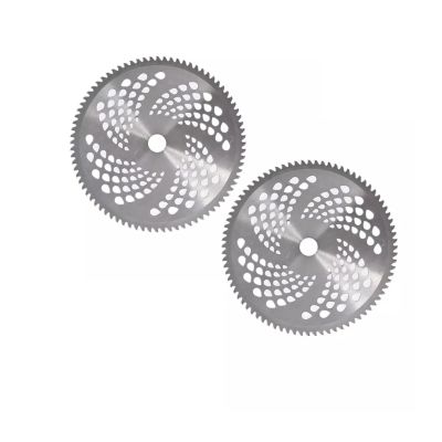 Garden Parts for Replace 2 Pcs for Cutter Trimmer Carbide Tip Brush Blades 80T x 10"