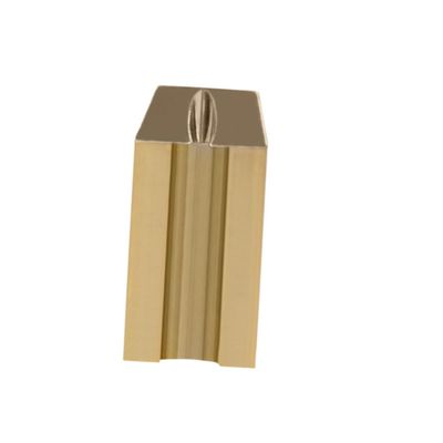 COOLHIYA Golden Makeup Pencil Sharpener for Eyebrow and Eye Pencils Lightweight Cosmetic Sharpening Tool Prevents Breakage for Makeup Kits and Travel