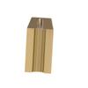 COOLHIYA Golden Makeup Pencil Sharpener for Eyebrow and Eye Pencils Lightweight Cosmetic Sharpening Tool Prevents Breakage for Makeup Kits and Travel view 1