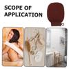 COOLHIYA Exfoliating Glove for Sensitive Skin Gentle Dead Skin Remover Bath Mitt Reusable Shower Scrubber with Soft Faux Fiber Material Comfortable Body Exfoliator view 4