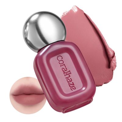 CORALHAZE Bare Velvet Tint #305 Mocha Rose 3g, Soft Matte Lip Tint, Creamy Tinted Lip Stain, Velvet Burring Tint, Long Lasting High Pigment, Weightless, 24H Hydration, Lip Makeup, Korean Beauty