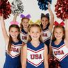2 Packs Jumbo Cheerleading Bow 6 Inch Cheer Hair Bows with Ponytail Holder for Teen Girls Softball Outfit Uniform (Sequin White) view 3
