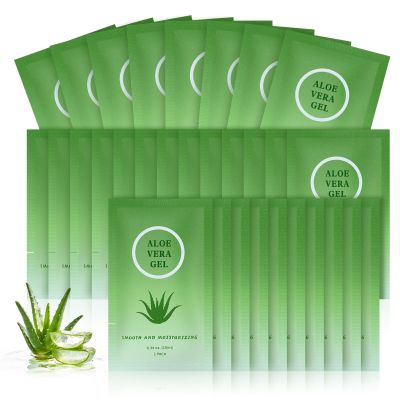 Aloe Vera Gel Bulk Mini Natural Aloe Vera Lotion 0.34 Fl Oz (Pack of 30)