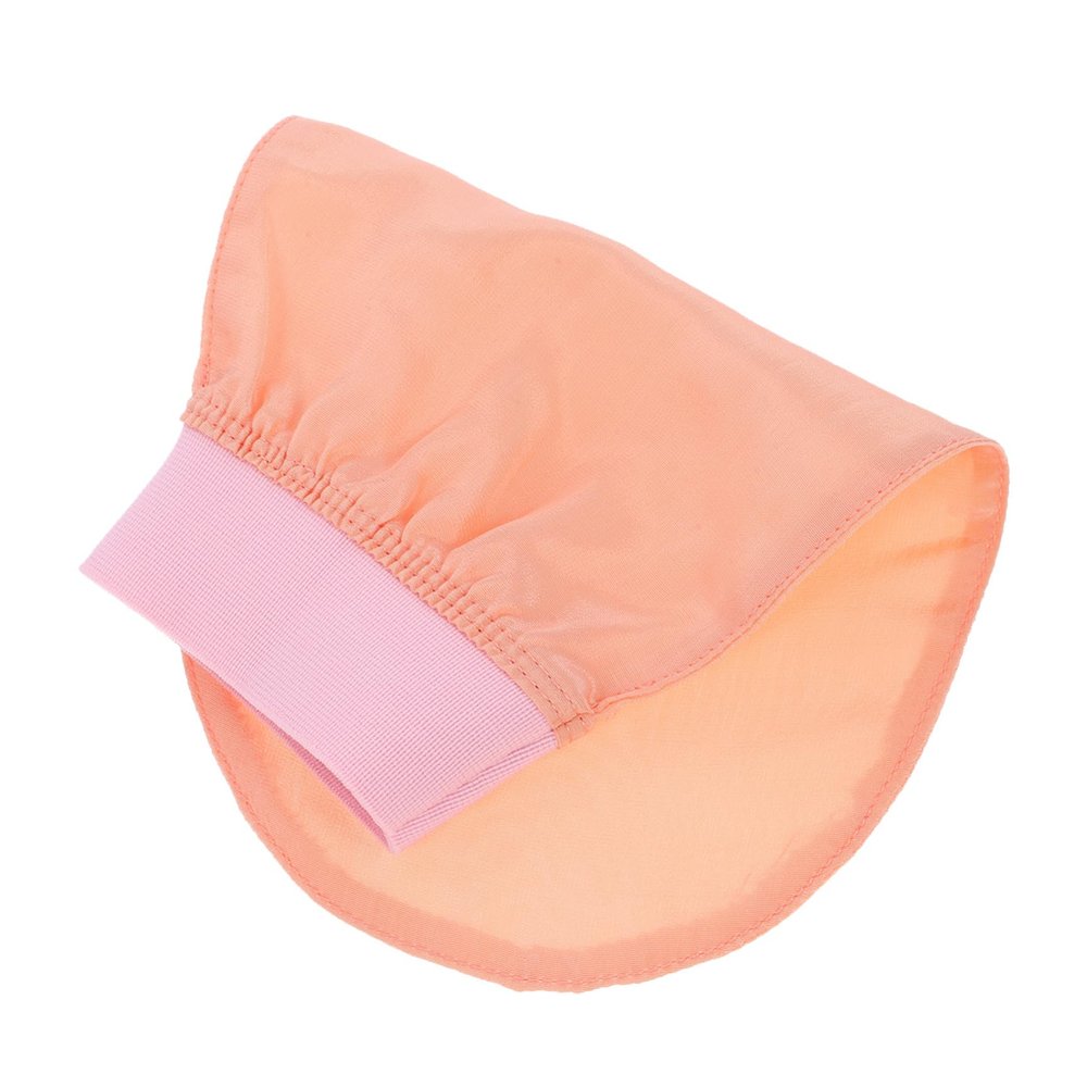 COOLHIYA Exfoliating Bathing Glove for Women Soft Viscose Body Scrubber Shower Mitt Deep Cleanse Dead Skin Removal Skin-friendly Pink