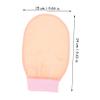 COOLHIYA Exfoliating Bathing Glove for Women Soft Viscose Body Scrubber Shower Mitt Deep Cleanse Dead Skin Removal Skin-friendly Pink view 2