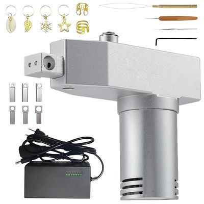 Automatic Dreadlock Machine,Portable Handheld Instant Loc Machine with 6 Replacement Holes,Can be Directly Work on Head or Braiding Synthetic Hair