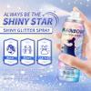 AWCCXMYM Body Glitter Spray Temporary Sparkle Glitter Spray for Hair and Body Long-Lasting and Quick-Drying Shiny Hairspray for Christmas Festival Concert Party Rave Accessories 2.11 Fl Oz view 2