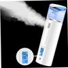 COOLHIYA Portable Facial Steamer Nano Mist Cooler for Skin Hydration Abs Moisturizing Face Sprayer with Non-Slip Grip Handy Hydrating Mister for Daily Skincare White view 4