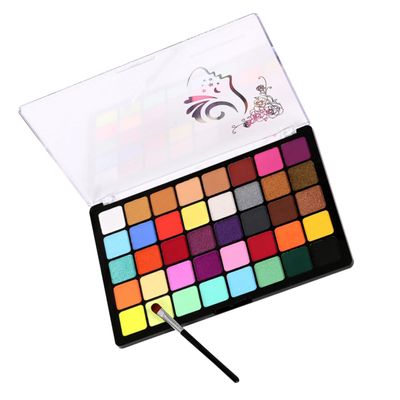COOLHIYA Color Water-soluble Face Paint Kit Safe Non-toxic Body Makeup Palette for Festivals Parties Schools with Easy-to-remove Skin-friendly Cosmetic Colors for Art