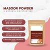 Masoor Dal Powder - 200 Grams | Natural Face Pack for Bright Skin | Controls Wrinkles & Acne view 4