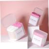 ETHZZLE 2 Packs Double-head Cotton Swabs Disposable Makeup Tool for Home Travel Multipurpose Cotton Buds with Paper Sticks for Ear Cleaning Wound Care and Beauty Accessories Pink White view 2