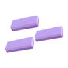 COOLHIYA 3Pcs Double-Sided Foot Scrubbers PU Callus Remover Pumice Stones for Dead Skin Exfoliation Ergonomic Pedicure Tools for Heel Care and Smooth Feet Purple view 1