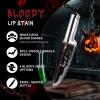 AKARY Sage Green Matte Liquid Lip Stain, Bloody Waterproof Lipstick, Glossy Finish Lip Gloss, Hydrating & Lightweight High Coverage, Long-Lasting Bold Stain, Non-Sticky for Halloween Parties, #4 view 3