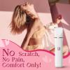 Electric Razor for Women Men - Wet Dry Shave, Waterproof Bikini Trimmer, Pubic Hair Removal Shaver with Hypoallergenic Ceramic Blades, Facial & Body Groomer, USB Recharge, Birthday Gifts - White view 2