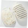 COOLHIYA 2pcs Dual-sided Exfoliating Bath Gloves Lightweight Skin Scrubbing Mitts for Deep Cleansing Back and Full-Body Comfortable Fabric for Home and Travel Use view 2