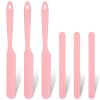 6 Pcs Silicone Wax Applicator Non-stick Waxing Applicator Hair Removal Sticks Applicators Spatula Beauty Cosmetics Waxing Applicators Reusable Hard Wax Scraper for Home Salon Body Use view 1