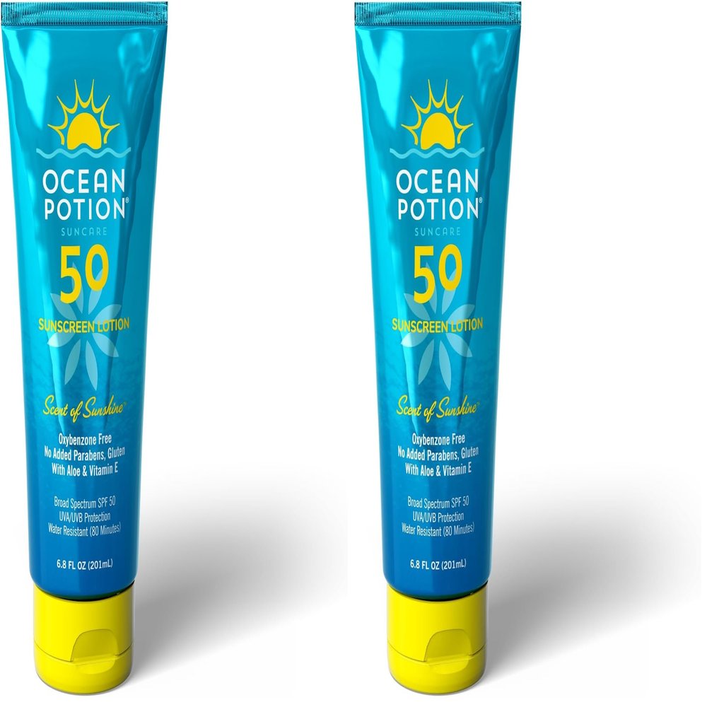 Ocean Potion Sunscreen Lotion SPF#50 6.8oz (Pack of 2)