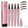 2025 Premium Microblading Eyebrow Pen, Waterproof Eyebrow Pencil, Eye Brow Pen with 4 Tip, Natural Magic Eyebrow Makeup Fine Stroke Contouring Pencil Long-Lasting Stay on All Day (All-4Pcs) view 1