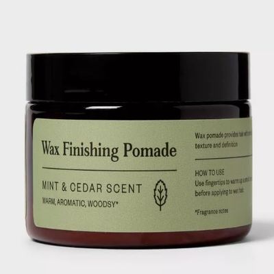 Goodfellow & Co Wax Finishing Pomade, Mint & Cedar Scent, Natural Hold, 4 oz
