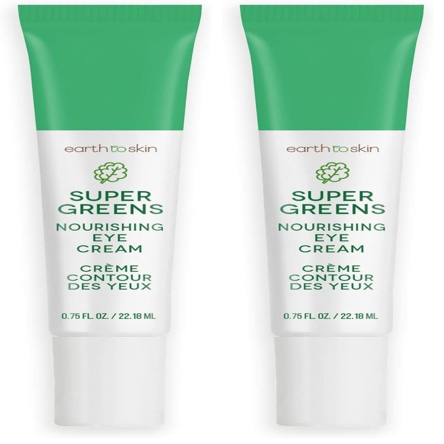 Earth To Skin Super Greens Nourishing Eye Cream (0.75 Fl Oz) (Pack of 2)