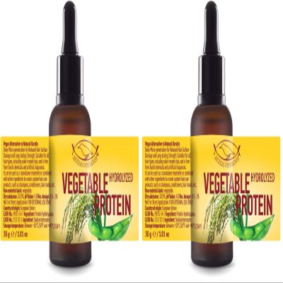 Artekas Innovation - HYDROLYZED VEGETABLE PROTEIN - Liquid - Vegan Alternative to Natural Keratin - for Homemade Cosmetics Shampoos, Conditioners - 1 oz (Pack of 2)