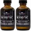 MNSC Vanilla Bourbon Naturally Better Beard Oil & Conditioner - Softens, Smooths, & Strengthens Beard Growth, Hypoallergenic, All-Natural, Plant-Derived, Handmade in USA (Pack of 2) view 1