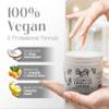 BLEST PROFESSIONAL HAIR CARE MASK for Dry, Damaged, or Frizzy Hair  Deep Hair Mask for Strength, Shine, and Smoothness  Vegan Hair Treatment 500 ml (Coconut & Marula Oil Hair Mask) view 3