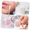 ETHZZLE 4 boxes Double-headed Cotton Swabs in Safe Soft Cotton Buds with Sturdy Sticks for Ear Wax Cleaning and Care Convenient Storage Box Included view 3
